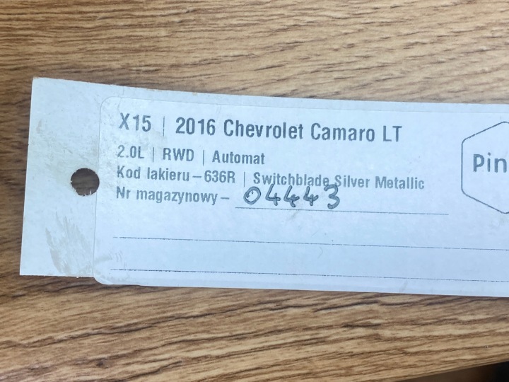 фото №5, Комплект комплект розподіл 2.0l chevrolet camaro 2016+ usa