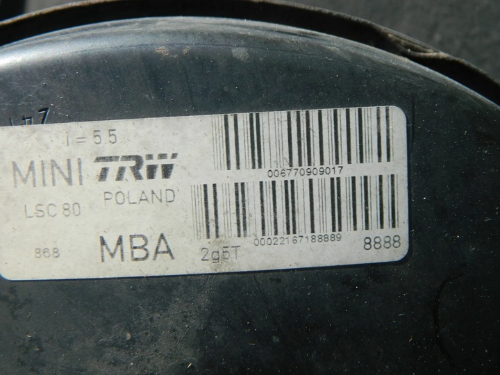 фото №5, Mini cooper r56 насос тормозная усилитель 6770909