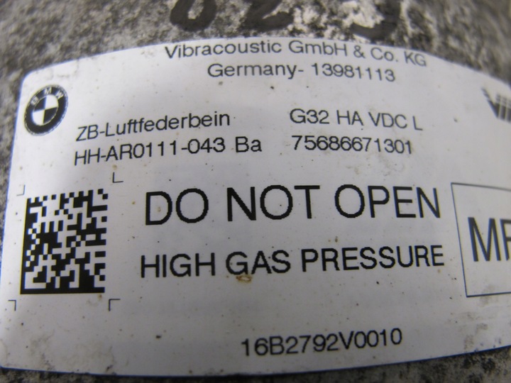 фото №3, Амортизатор зад vdc bmw g32 6gt 686613 левый