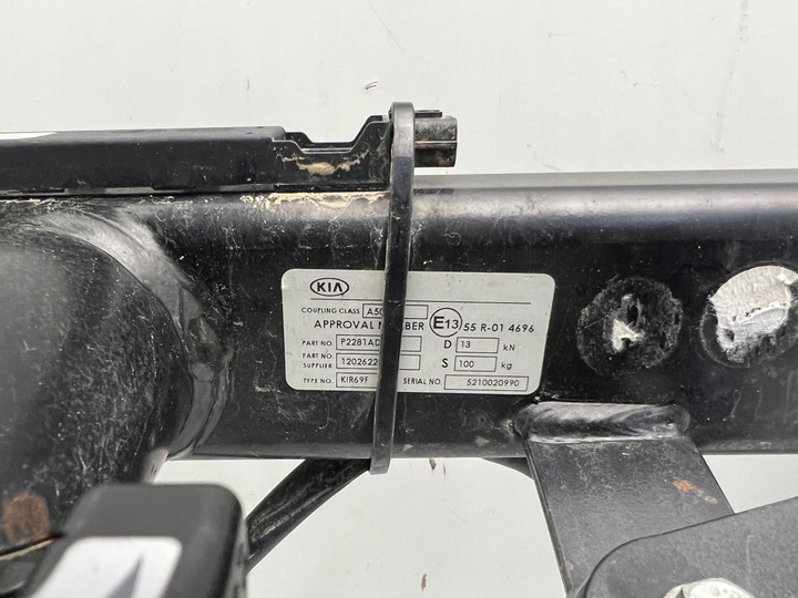 фото №6, Kia sorento 4 iv hak буксирувальний wypinany кулеподібний елемент ключ джгут модуль оригінал