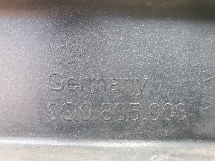 фото №10, Dół бампера vw polo iv cross 6q0 рестайлинг год 06-09