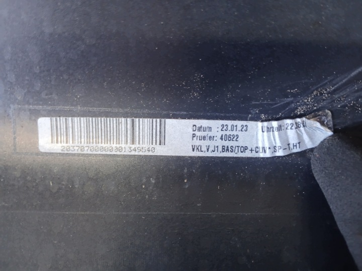 фото №13, Porsche taycan 9j 19-23 бампер передний oem номер 9j1807221d