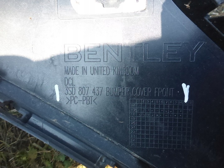 фото №13, Bentley continental gt 18- бампер переднее оригинал