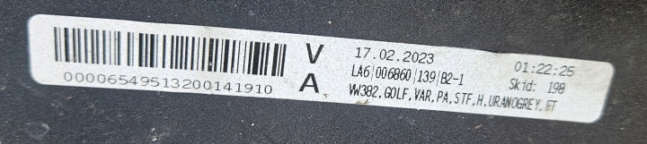 фото №9, Бампер задний vw golf 8 viii универсал 5h9 5h9807421f 4 pdc + держатели