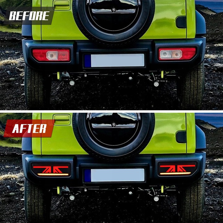 фото №14, Лампи зад ne kpl vland повний led neon тюнінг suzuki jimny ii 2 2018-2025