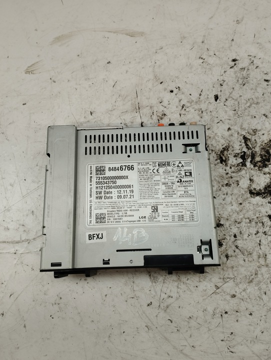 фото №1, Opel astra k 5 v модуль блок керування тюнер радіо opel 84846766 555343750