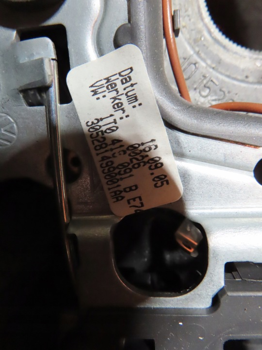 фото №8, Vw touran i руль кожа подушка 1t0419091b