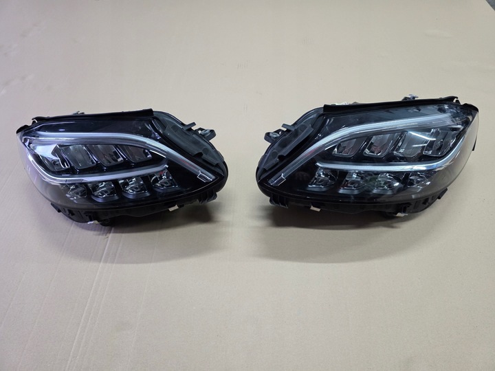 фото №9, Комплектный перед капот бампер pas лампы lhp mercedes w205 amg рестайлинг c300 040