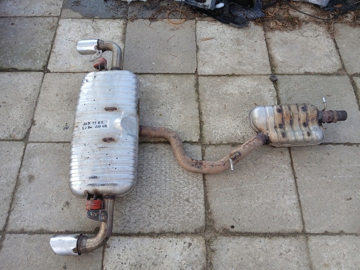 фото №1, Глушитель конечный хром audi tt 8j 8j0253611f 3.2