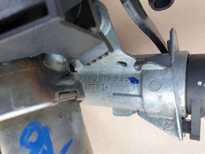 фото №10, Колонка кермова ключ замок запалювання audi a3 8l оригінальний номер eu