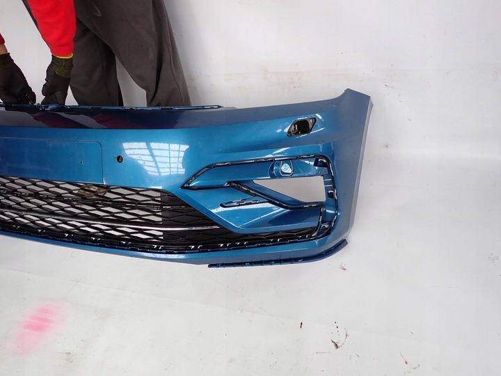 фото №9, Vw touran 5ta r-line 15- бампер перед переднє решітка 5ta807221m spr 4xpdc