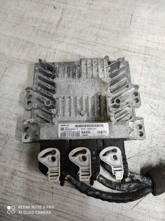 фото №1, Компьютер ford focus 1,8d 6g9112a650hg 5ws40403ht