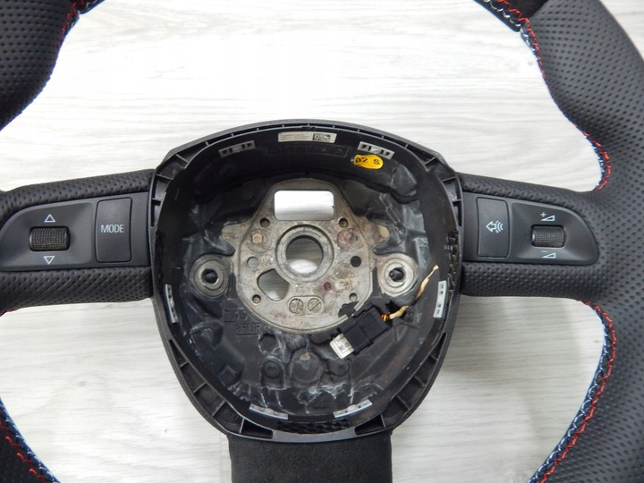 фото №11, Audi a4 b7 b8 a6 c6 q7 - руль sport лепестки алькантара s-line 4f0