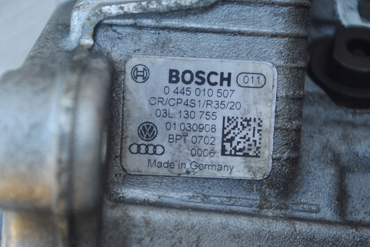 фото №7, Система топливный насос форсунки планка bosch 2.0 tdi cbab vw passat b6