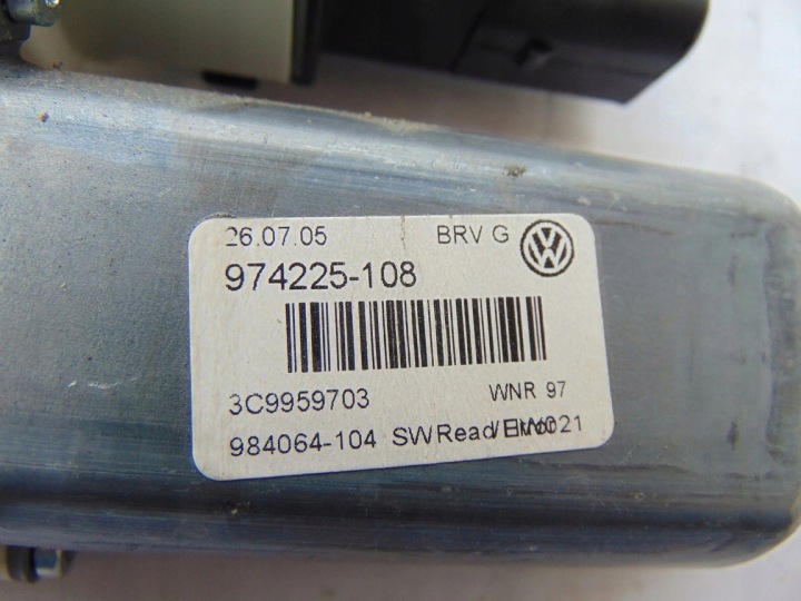фото №7, Двигунчик скла ліве зад vw passat b6 3c9959703