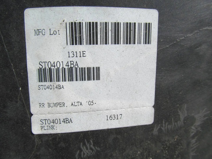 фото №16, Seat altea 04-15 бампер зад задний c401