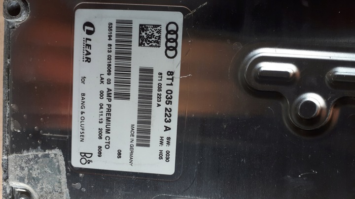 фото №7, S4 b8 рестайлінг a4 підсилювач bang olufsen 8t1035223a