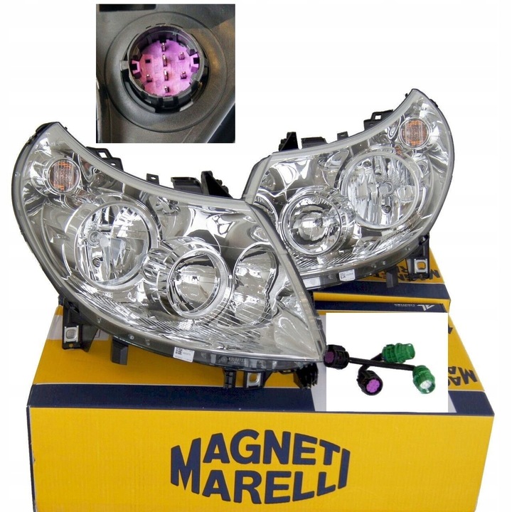 фото №1, 2x фара citroen jumper fiat ducato peugeot boxer do 2014r + адаптери