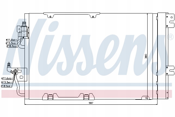 фото №8, Радиаторов кондиционера конденсатор nissens 94807 []
