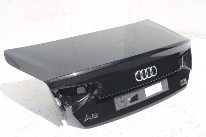 фото №7, Audi a8 кришка багажника зад задня чорна колір 4j4j ly8x чорний d4 4h 4h0 2