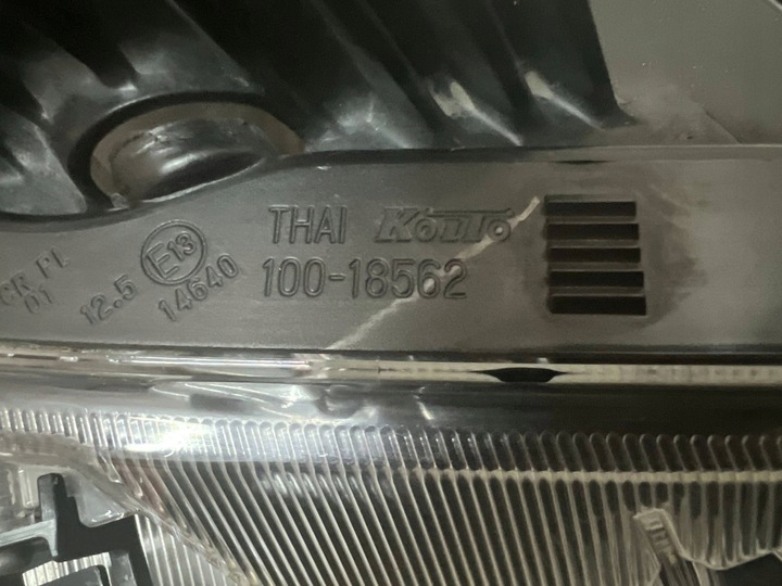 фото №13, Honda civic x 2017- лампа правая передняя правый перед линза европа