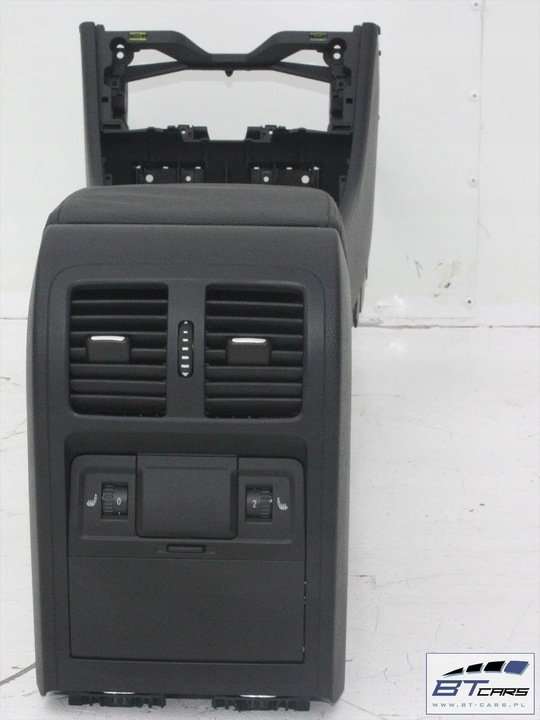 фото №7, Vw passat b6 b7 cc туннель + подлокотник обивка кожа цвет чёрный 3c 3c8