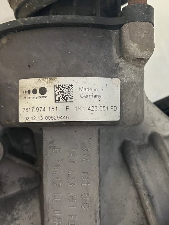 фото №8, Трансмиссия рулевая w seat skoda audi 1k1423051fd 1k0909144r комплектная