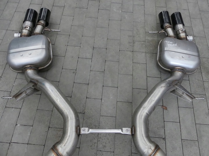 фото №7, Bmw 5 f10 m5 глушитель выхлоп чёрные наконечники оригинал новый!