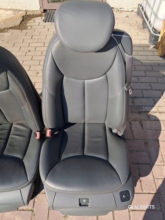 фото №7, Mercedes-benz sl r230 сидіння правий + лівий темний сірий комплект