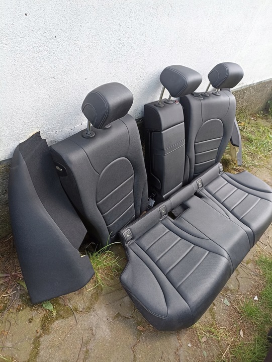 фото №16, Сидіння диван шкіра комплект mercedes w205 c-klasa універсал uk