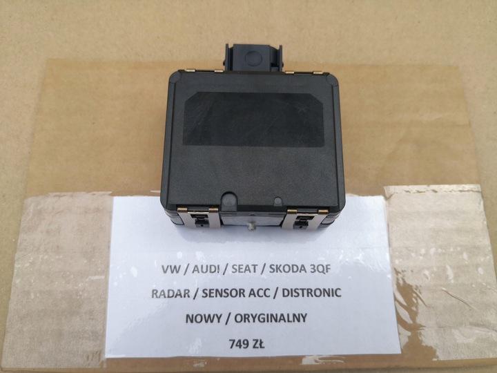 фото №1, Vw seat audi skoda 3qf радар датчик acc дистронік