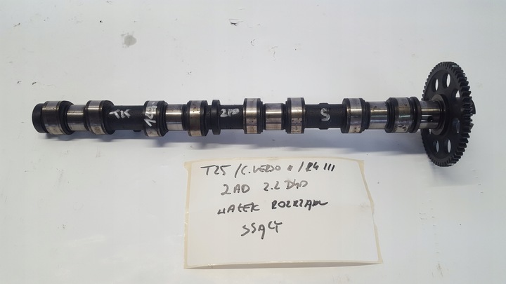 фото №1, Toyota avensis t25 corolla verso ii rav4 iii вал розподільний вал всмоктуючий 2,2 d4d