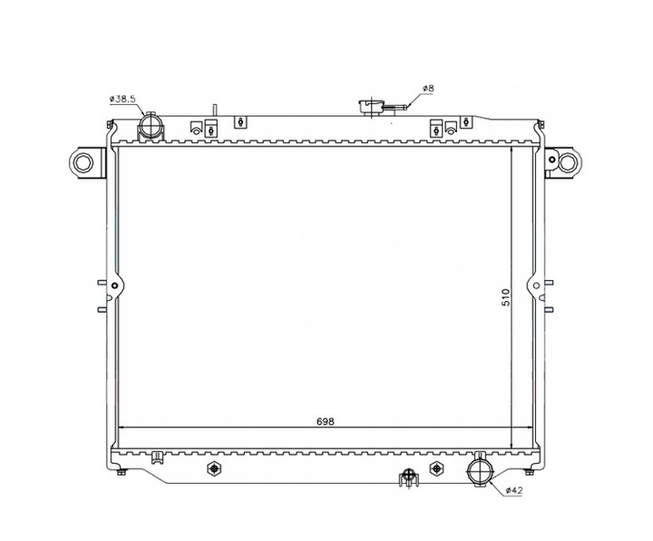 фото №1, Радиаторов lexus lx 450/470 98- 1640050210
