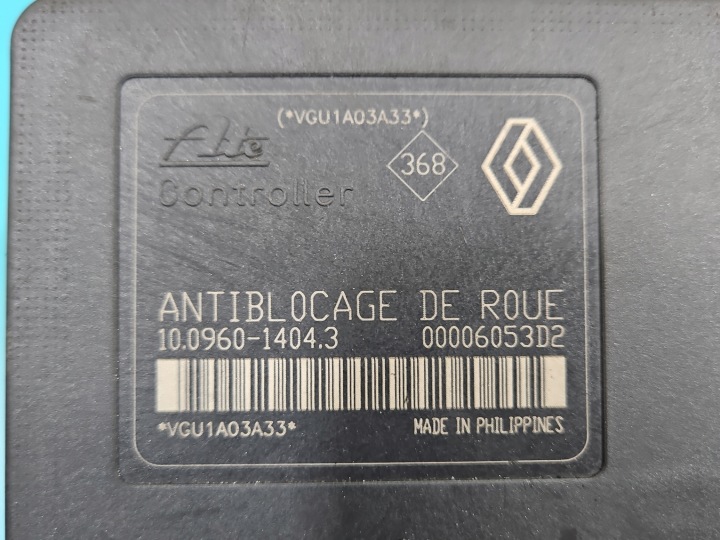 фото №9, Блок управления abs renault laguna ii 8200007442b 100960-14043