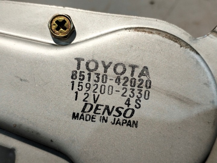 фото №7, Моторчик механизм дворники зад denso toyota rav 4 oem номер 85130-42020