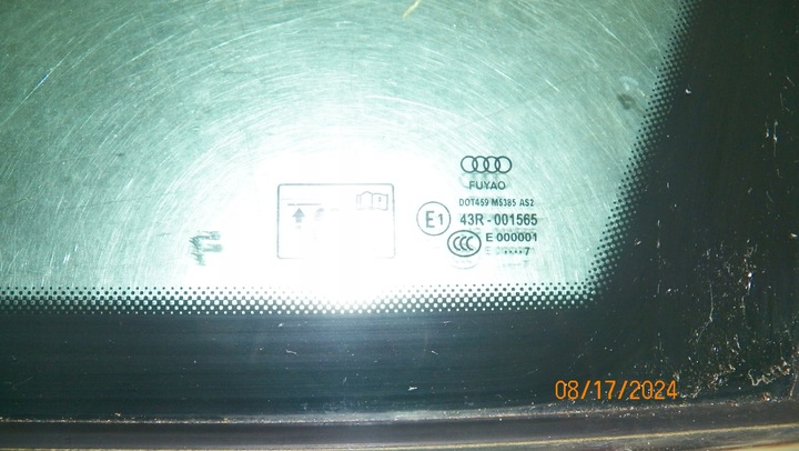 фото №3, Скло кузовна праві зад audi a4 b9 2.0 tdi 8w9845298m