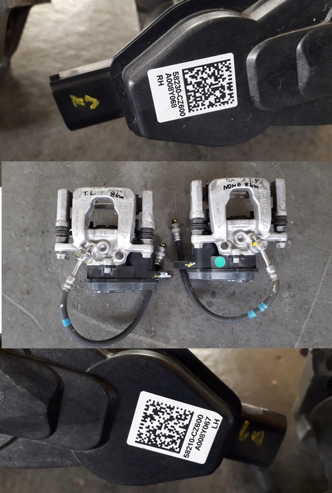 фото №1, Hyundai tucson iii iv 2020-22 суппорт тормозной зад