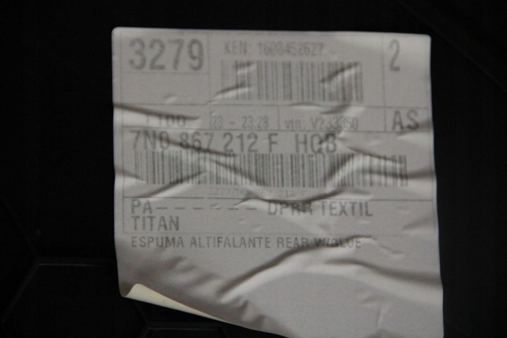 фото №6, Оббивка боковина двері правий зад vw sharan 7n1867212f