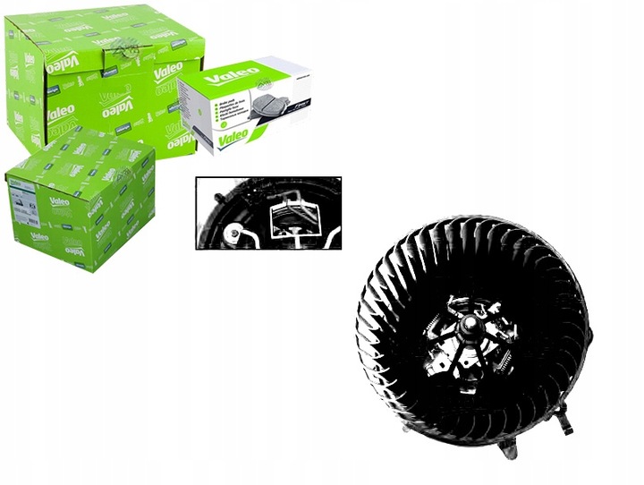 фото №1, Двигатель вентилятор mini cooper 06- +ac valeo