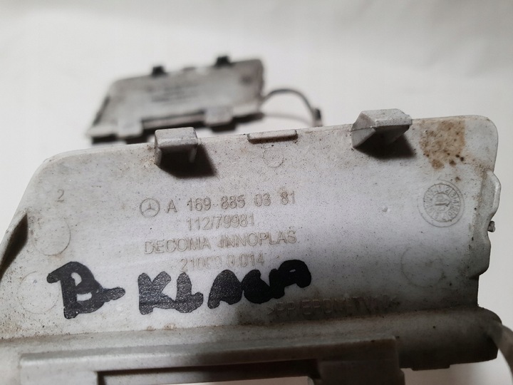 фото №6, Mercedes b-klasa w245 заглушка hak w бампер перед