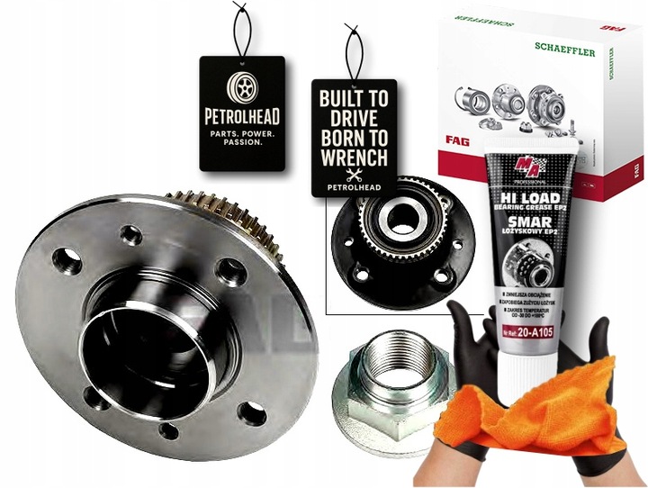 фото №1, Набір підшипник колеса з ступиця renault laguna i 1.8/ #petrolhead pro+ kit7