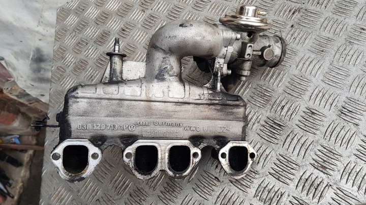 фото №9, Audi a4 b6 клапан egr коллектор всасывающий 038129713ap