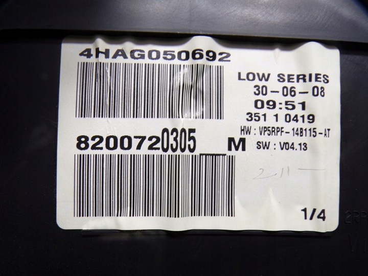 фото №7, Renault megane ii рестайлінг 1.9 dci спідометр  прилади спідометр 8200720305m