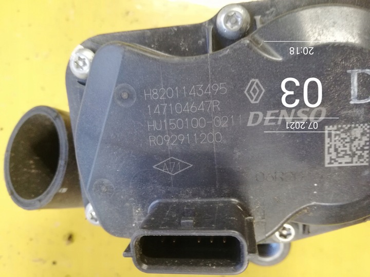 фото №5, Megane clio dacia клапан egr 1.5 dci 147104647r h8201143495