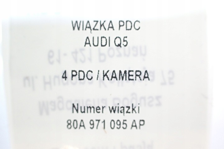 фото №13, Жгут 4pdc audi q5 80a971095ap +датчики + камера