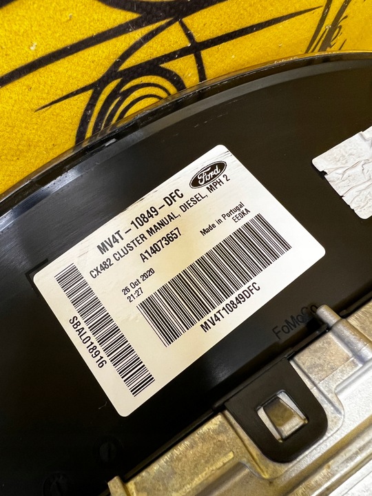 фото №9, Спидометр виртуальный cockpit приборы ford kuga mk3 дизель digital mv4t-10849-dfc