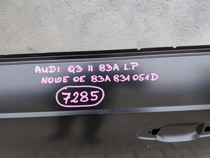 фото №13, Audi q3 ii 83a дверь левая перед передние новое оригинальный номер 7285