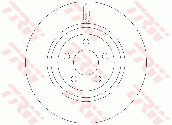 фото №2, Диски тормозные trw do chrysler 300 c 5.7 6.1