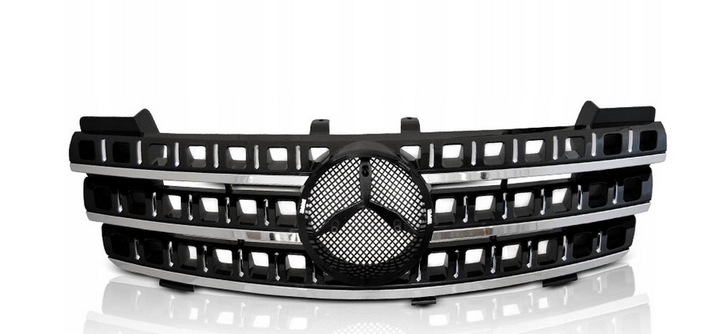 фото №1, Решітка радіатора решітка mercedes ml w164 05-08 чорний блиск