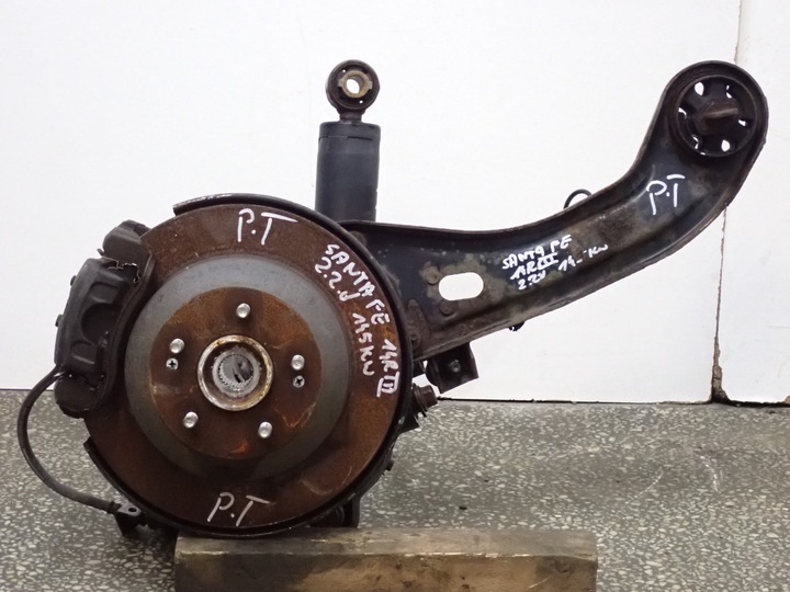 фото №1, Поворотный кулак суппорт рычаг ступица правые зад hyundai santa fe 3 iii 4x4 2.2d